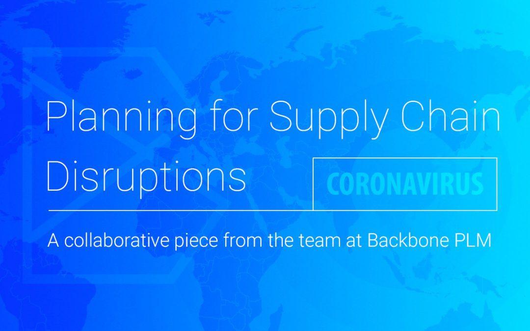 Planning for Supply Chain Disruptions